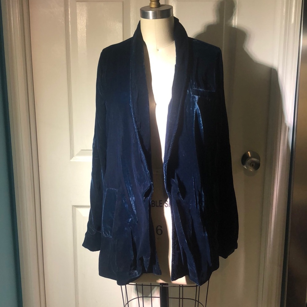 Free People velvet blazer